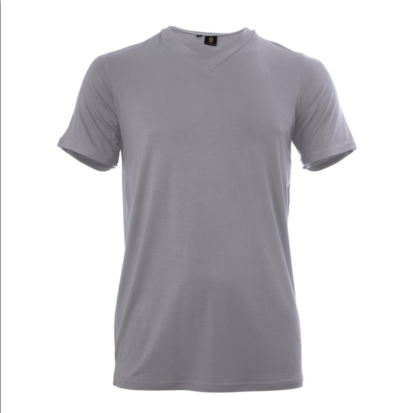 KING NEW YORK, V-NECK T-SHIRT , LIGHT GREY. - Picture 12 of 12